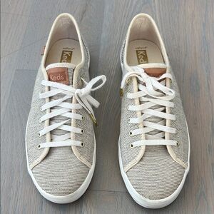 Keds Women's Cream Sneakers Size 8